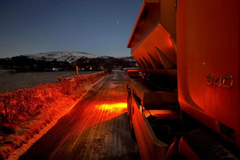 Gritting North Staffordshire