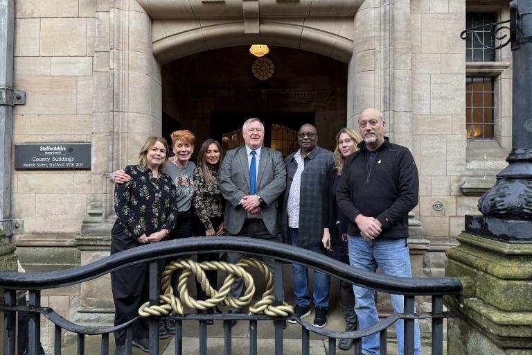 Nick Lakin with award winners