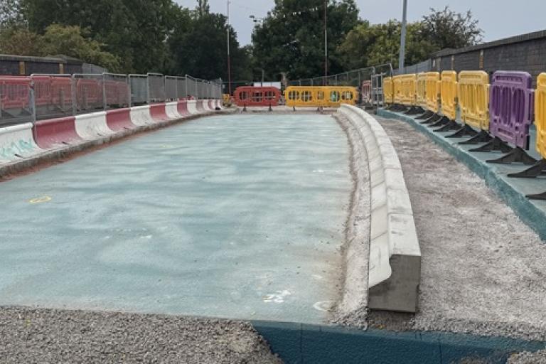 Queensville Bridge deck Aug 25
