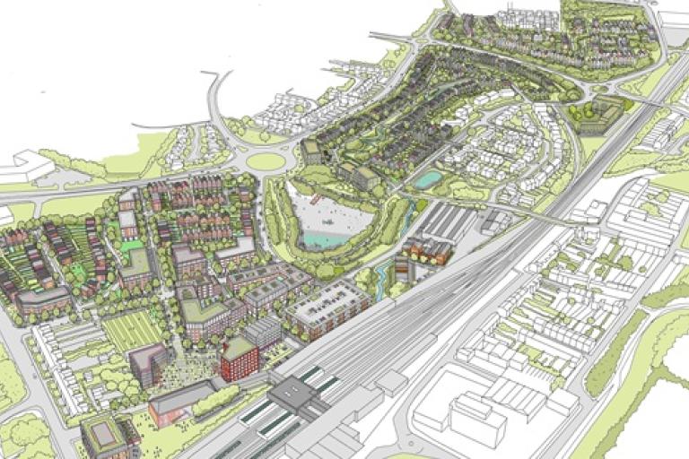 Stafford Station Gateway map image
