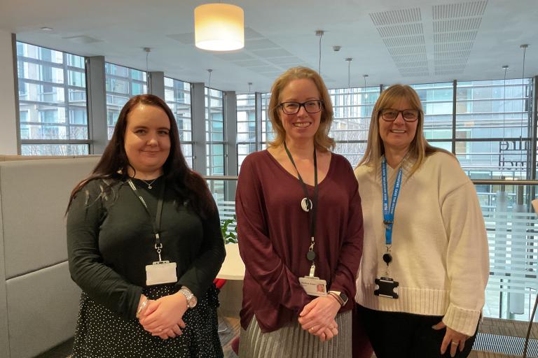 A picture of Melissa, Loren and Mandy