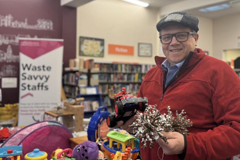 Andrew Mynors at Rescue Me event