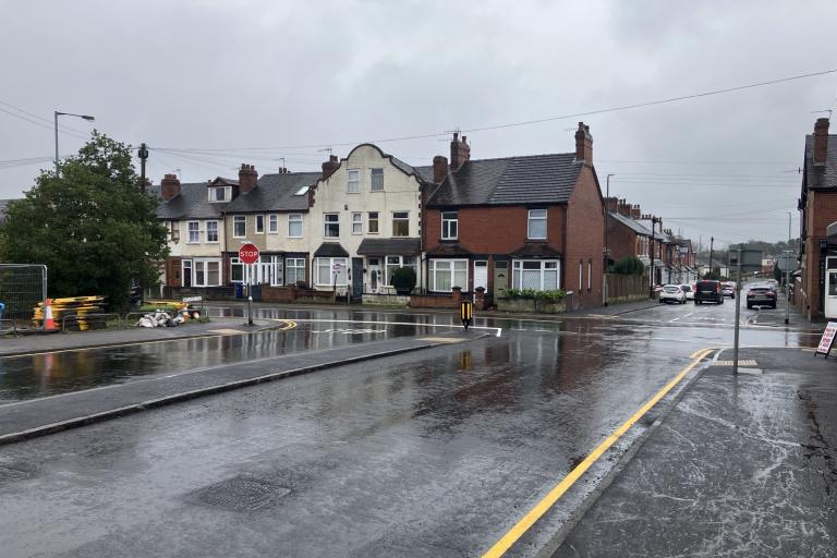 Dimsdale Parade West crossroads