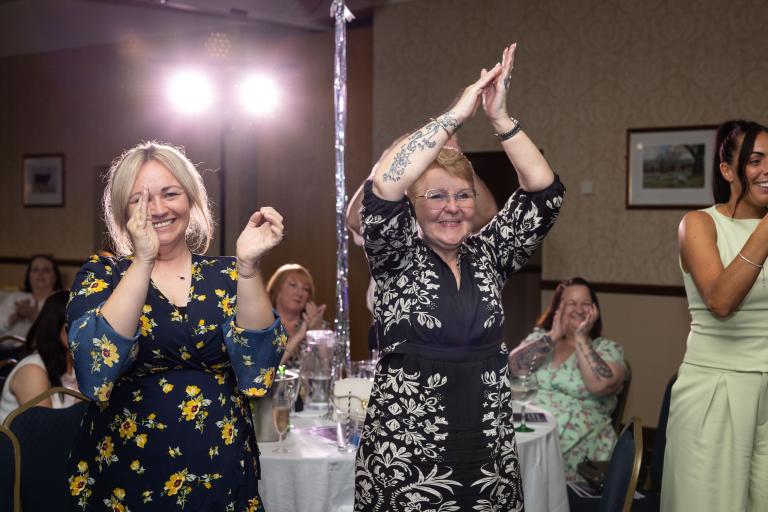Photo of guests celebrating