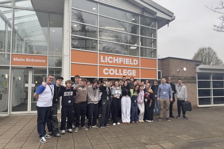 Students at South Staffordshire College