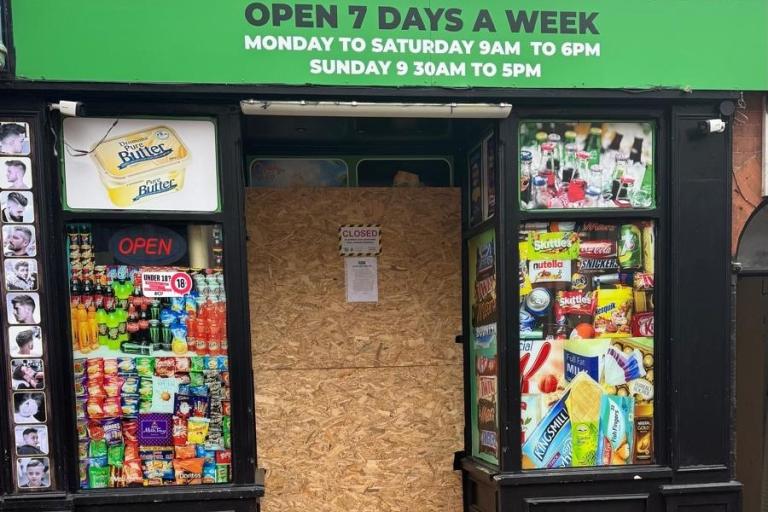 Front of Market Convenience Store