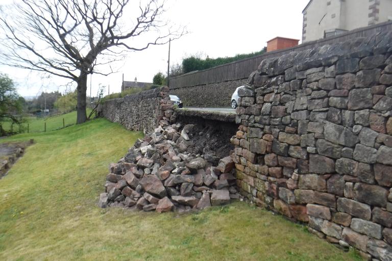 collapsed wall at Wetley Rocks
