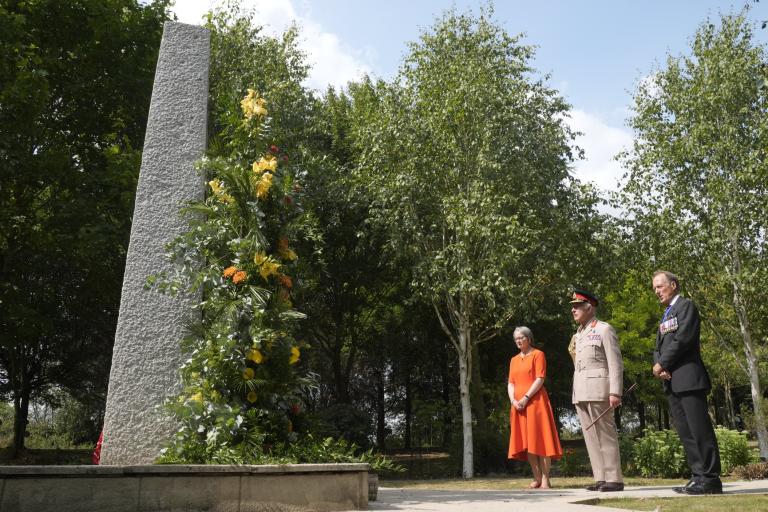 King Charles III at the National Memorial Arboretum