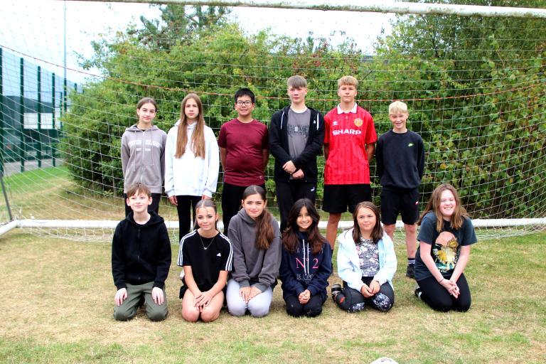 Teenagers attending the Bee Active Sports Leader UK course as part of the HAF programme