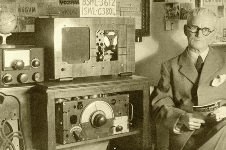 William Buttler, amateur radio operator, at his home in Burslem (credit: Catherine Dixon)