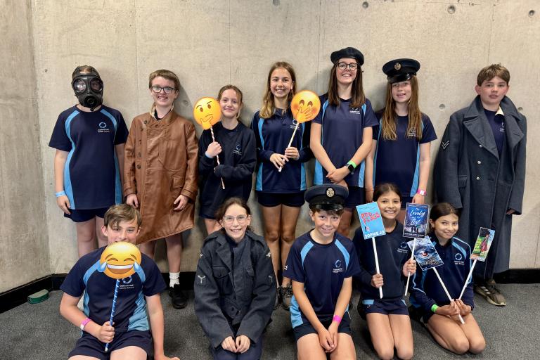 Children at the Young Teen Fiction Awards event