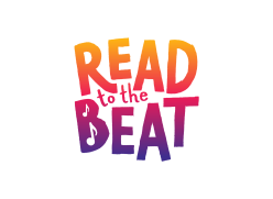 “Read to the Beat” colourful text logo on a light grey background.