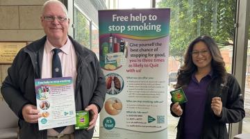 3. Cllr Paul Northcott with Kim Everyone Health NR