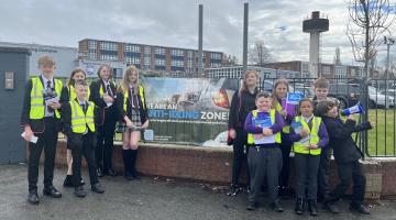 Children from Kidsgrove Primary Academy and Kidsgrove Secondary school NR