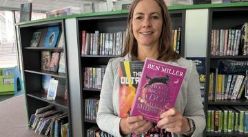 Hayley Coles in Stafford Library 2