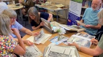 History Hunters group Cannock Library Newsroom