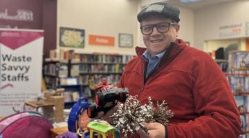 Andrew Mynors at Rescue Me event