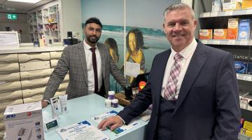 Anthony Screen and Amardeep Mann in Pyramid Pharmacy January 2026