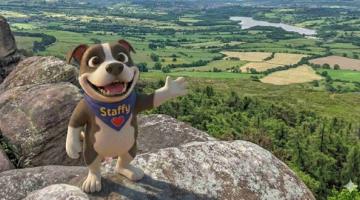 Staffy Mascot Moorlands