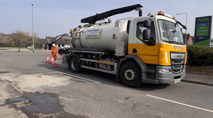 Highway crews working in Cannock