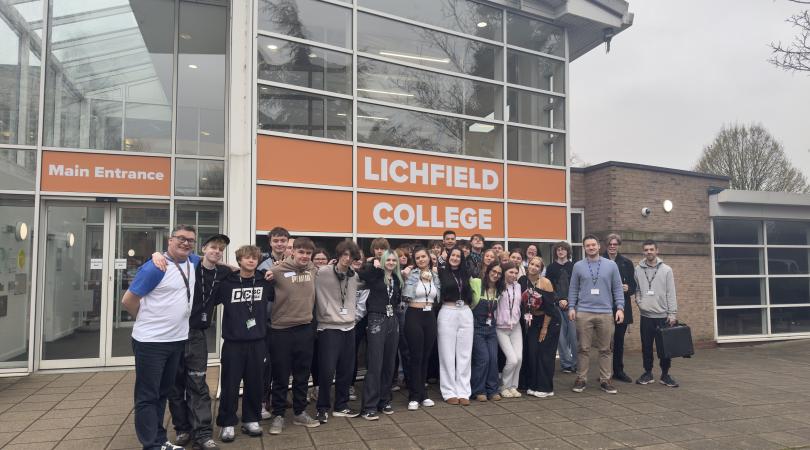 Students at South Staffordshire College