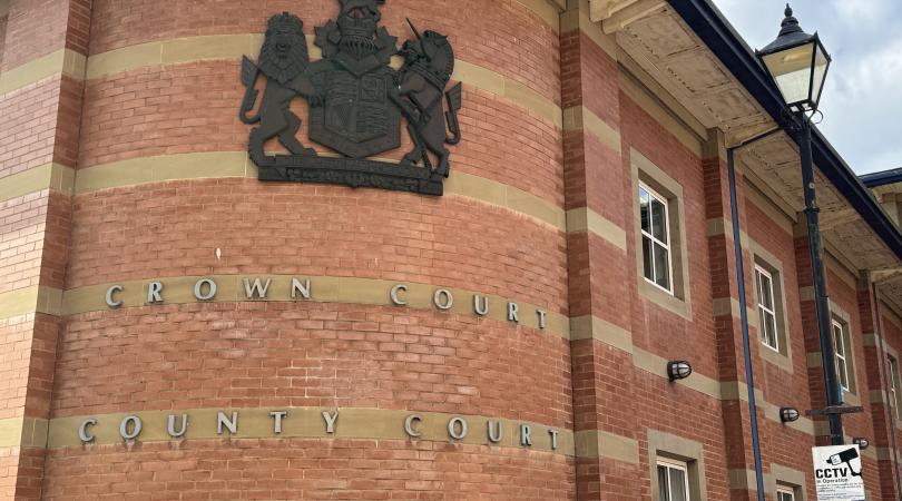 Outside Stafford Crown Court