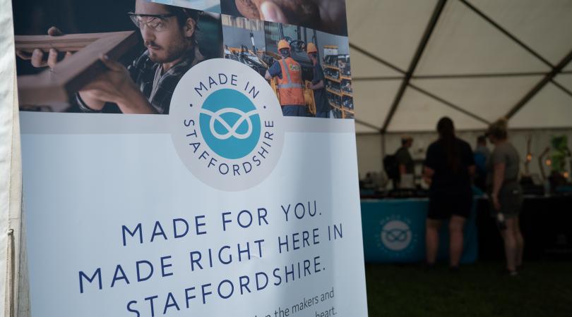 Made in Staffordshire sign