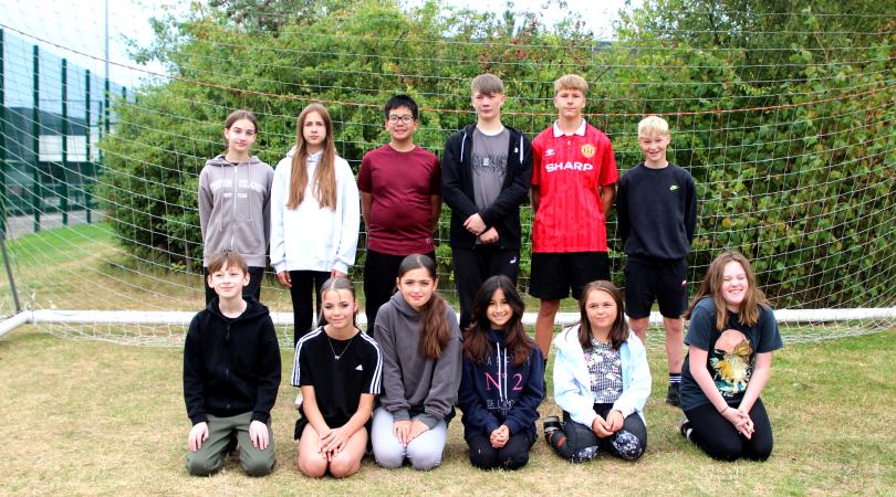 Teenagers attending the Bee Active Sports Leader UK course as part of the HAF programme
